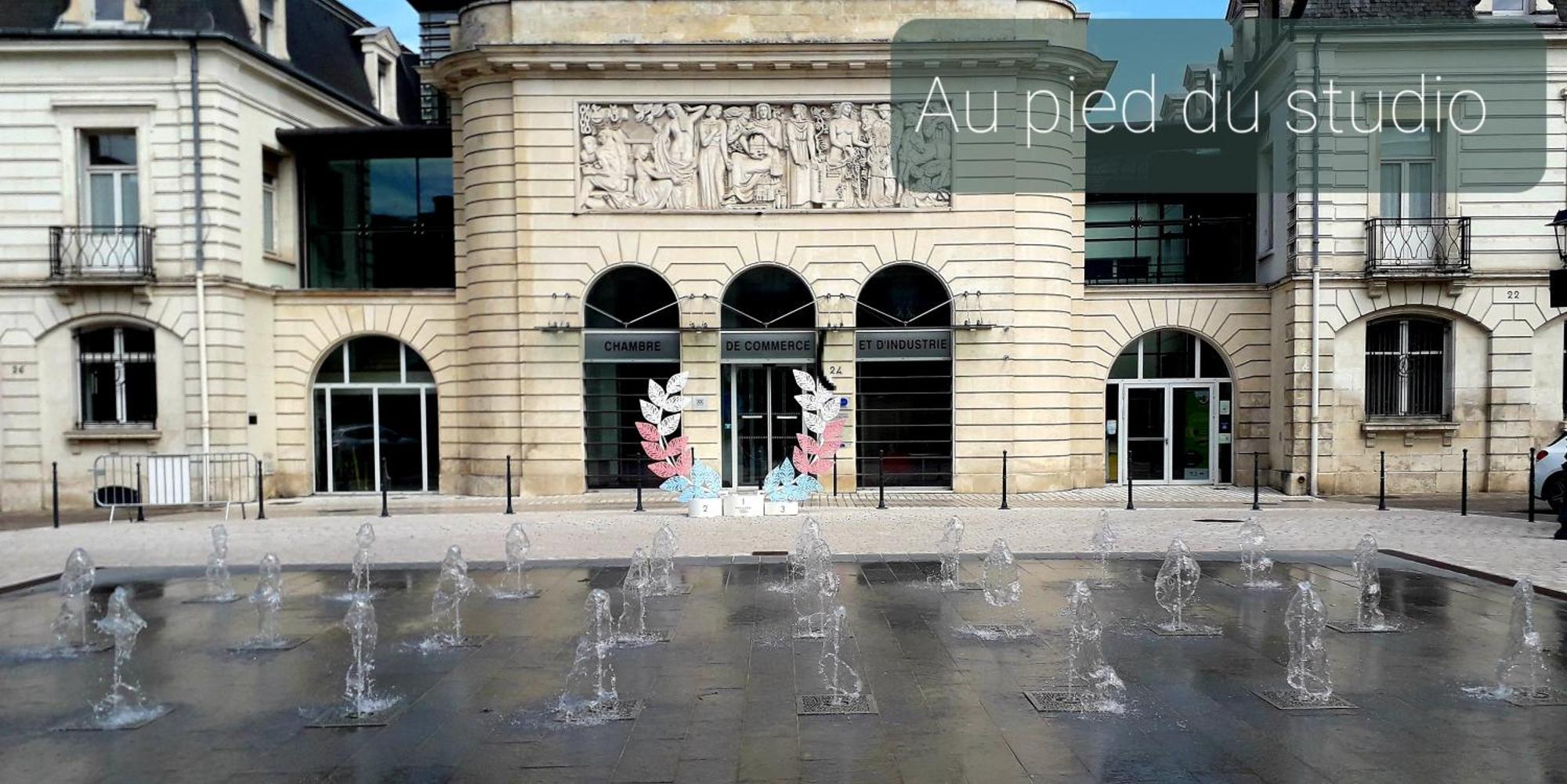 Studio "Les Fontaines" Châteauroux Buitenkant foto